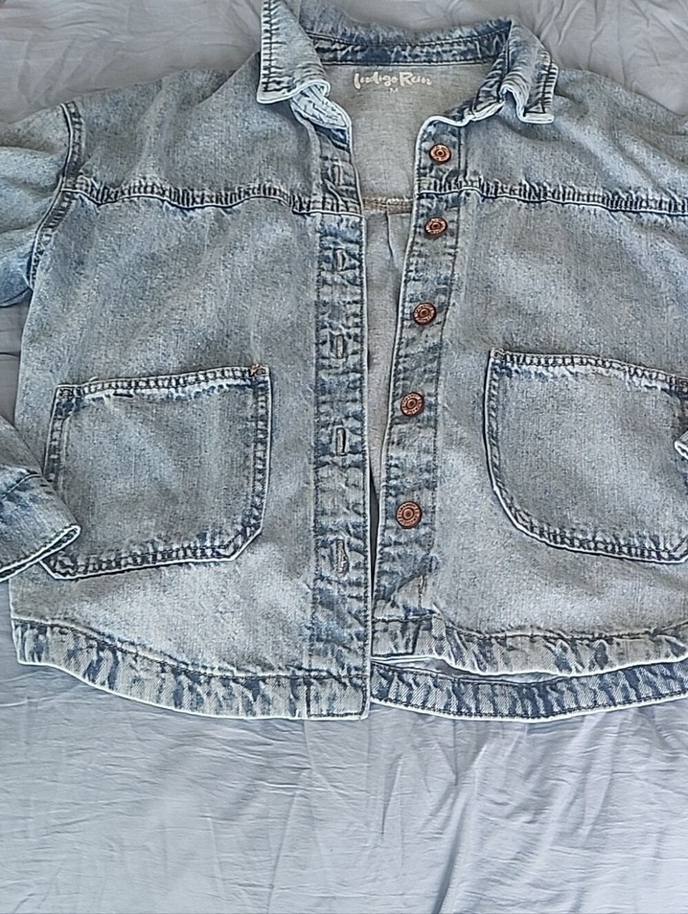 Indigo Rein Light Wash Blue Denim Jean Jacket